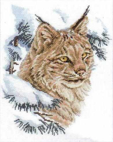Lynx Counted Cross Stitch Kit